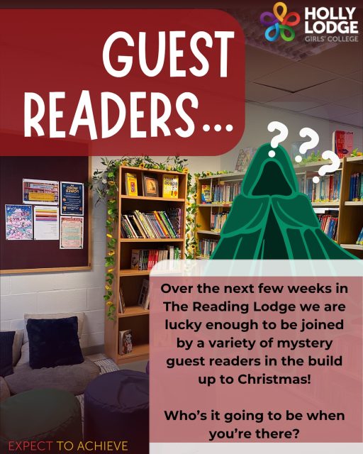 Head over to the Reading Lodge next week to see who will be reading!
#HollyLodgeLife #ExpectToAchieve