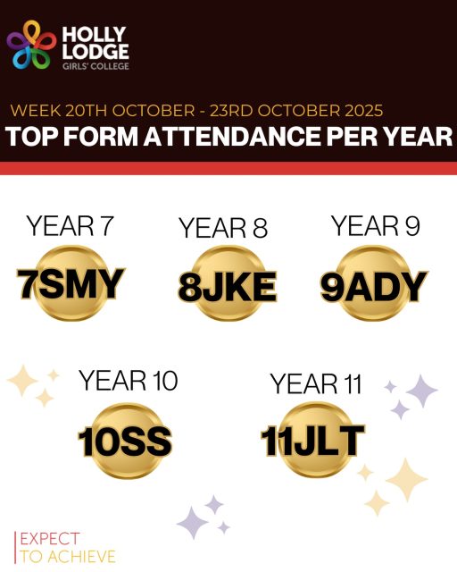 Happy half term everyone! Enjoy a well deserved break and we look forward to welcoming you back on Monday 3rd ✨🎃
#HollyLodgeLife #ExpectToAchieve