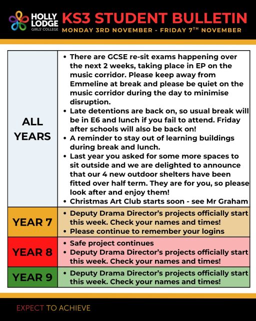 Welcome back everyone! We are so excited to see you back ready to learn. Let’s make the next 7 weeks count 💪
#HollyLodgeLife #ExpectToAchieve