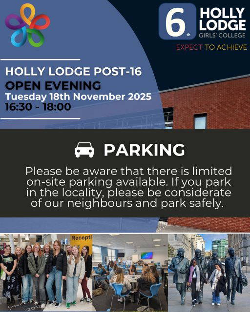 We are expecting to be very busy at our open evening tomorrow. Please park considerately if you are unable to park in Mill Lane! 🅿️
#HollyLodgeLife #ExpectToAchieve