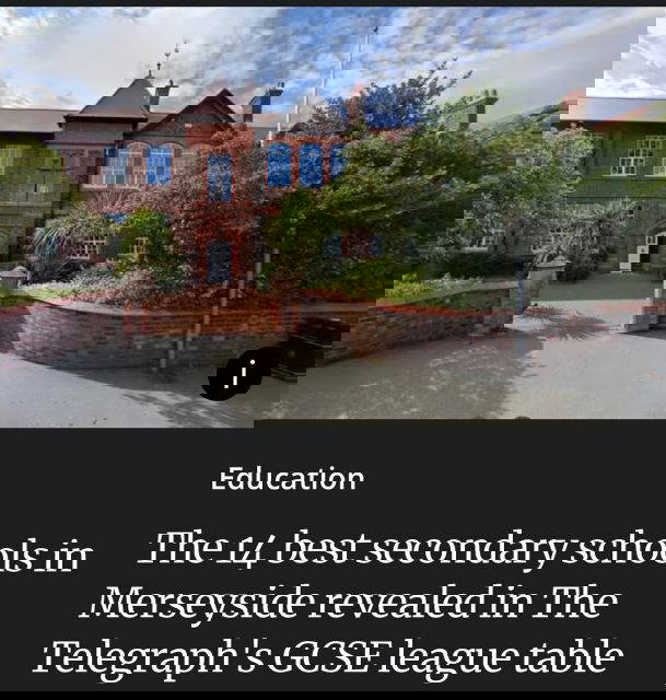 The Telegraph league tables are in! We are delighted to have been named 12th best school in the whole of Merseyside. We are the highest placed fully comprehensive school on this list. It is an achievement we are incredibly proud of, and testament to the brilliant work of our staff and pupils. ⭐️
(🔗 link via https://www.liverpoolworld.uk/education/liverpool-secondary-schools-ranking-telegraph-5401272?page=3&fbclid=IwRlRTSAOEBLhleHRuA2FlbQIxMQBzcnRjBmFwcF9pZAo2NjI4NTY4Mzc5AAEemc11uYixH20E3ABdciHfgu9rQG04Mr_PFVi544ZHhSetRhQSHs9N1b27pk8_aem_5a9asc9mSh0clR-PhEC5rQ)