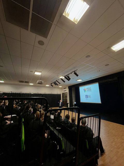 We wanted to thank everyone who joined us on Tuesday for our Post-16 evening, despite the wet weather! ☔️ Attendees heard talks from Mr Keen, Mr Finnegan and Head Student Amelia, before discussing courses with staff members. Applications are now open, and you have until February to submit them! 
#HollyLodgeLife #ExpectToAchieve