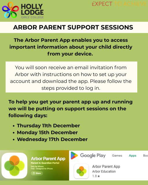 ❗️Parents ❗️Please visit our website to book onto a support session - places are limited so please ensure you reserve your space quickly.
#HollyLodgeLife #ExpectToAchieve