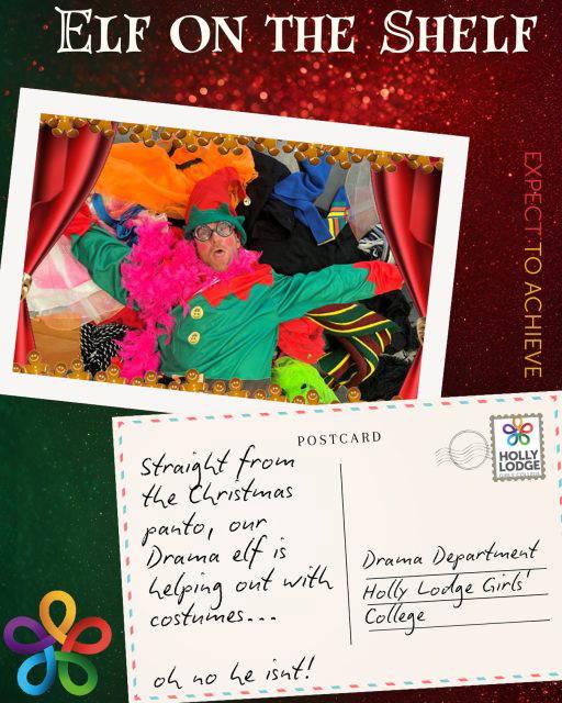 A week today until the end of term! Let’s head to the Drama department…
#HollyLodgeLife #ExpectToAchieve