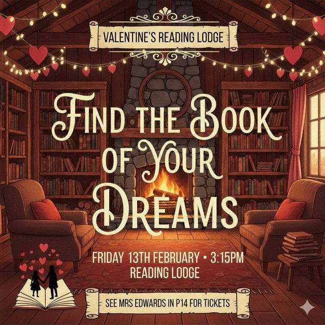 Next week the Reading Lodge will be hosting its very own Valentine’s event! 🌹See Mrs Edwards for more details. 
#HollyLodgeLife #ExpectToAchieve