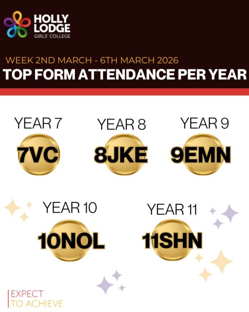 Brilliant attendance across the board this week, but well done to these top 5! 👏
#HollyLodgeLife #ExpectToAchieve