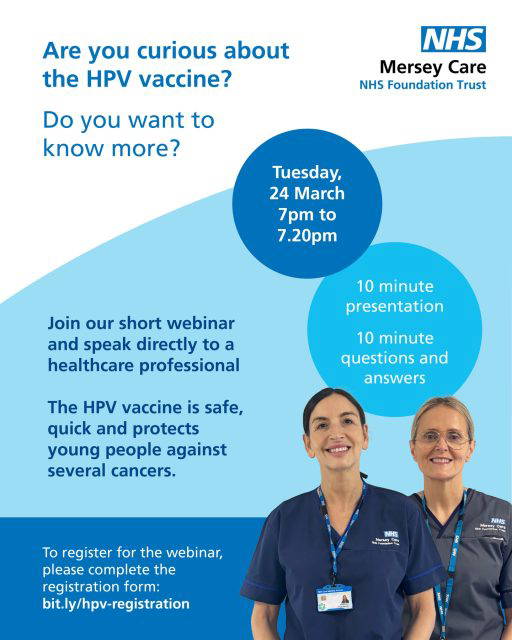 This webinar aims to address any concerns parents may have about the HPV vaccine - please register online if you are interested! 
#HollyLodgeLife #ExpectToAchieve