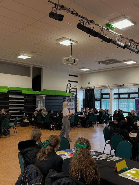 At the end of the Spring term, Years 9 and 10 were invited to take part in a ‘Meet the Professionals’ workshop, where they spoke to multiple different industries about future jobs, and what subjects could take them in that direction. Students responded so well and were able to complete a worksheet to take home with all the info they need to pursue their chosen careers. Thanks to everyone who came in to support this! 
#HollyLodgeLife #ExpectToAchieve