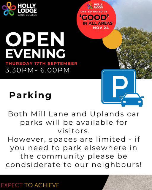 We are expecting to be very busy tomorrow so please be considerate when parking in the local area. We are very excited to see you all!
#HollyLodgeLife #ExpectToAchieve