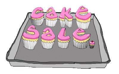 Cake sale fundraiser