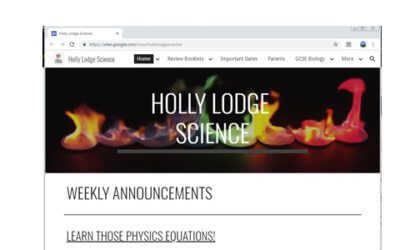 Holly Lodge Science Department